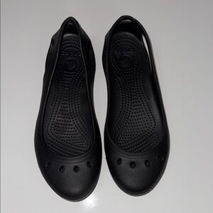 CROCS Women's Classic Black Loafers Size 8 Almost new